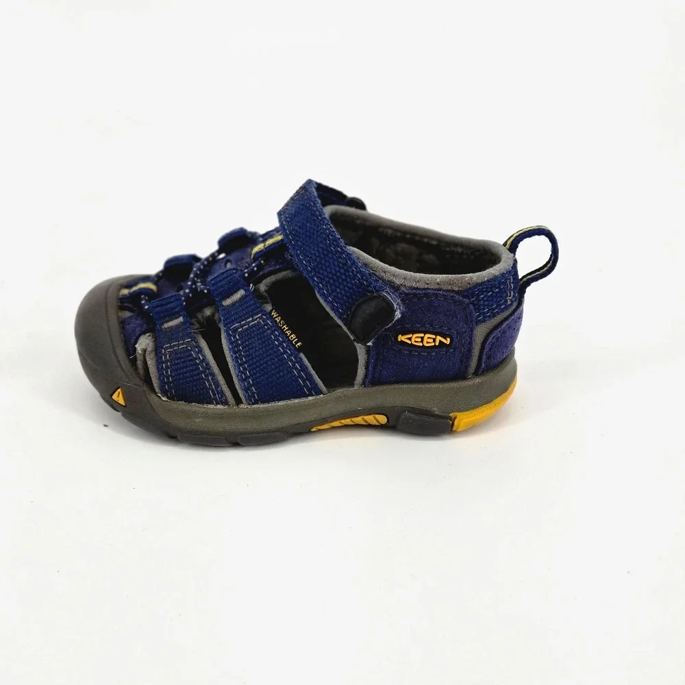KEEN Newport H2 Toddler Size 6 Blue Waterproof Hiking Trail Water Sandals VGUC